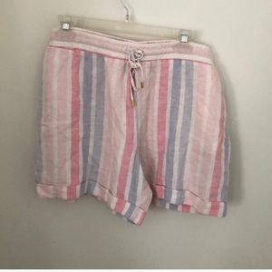 NWT Ellen Tracy Multi-colored Stripped Shorts